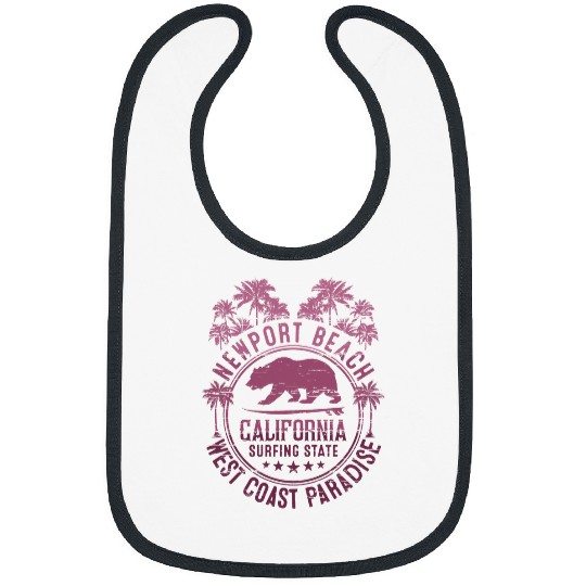 Surf Life Newport Beach californiasSurfing State Spring Break Bibs