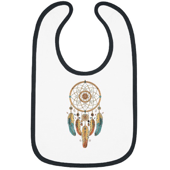 Dream Catcher Native American Tribal Bibs