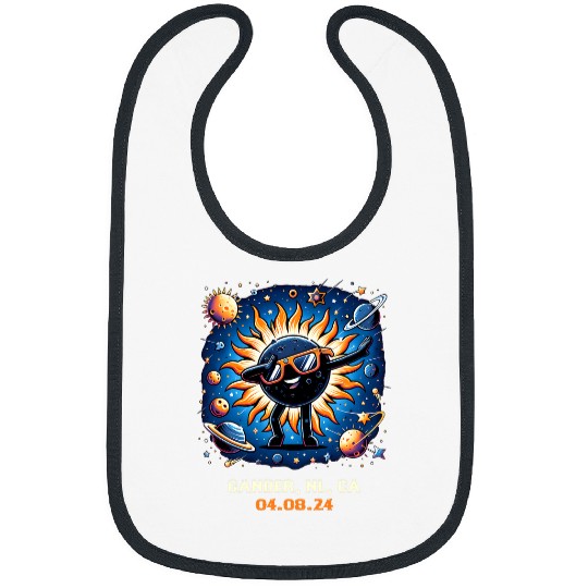 Dabbings Total Solar Eclipse Gander Newfoundland Canada Bibs
