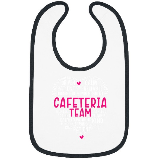 Cafeteria Team Job Profession Dinner Lady Cook Lunch Lady Bibs