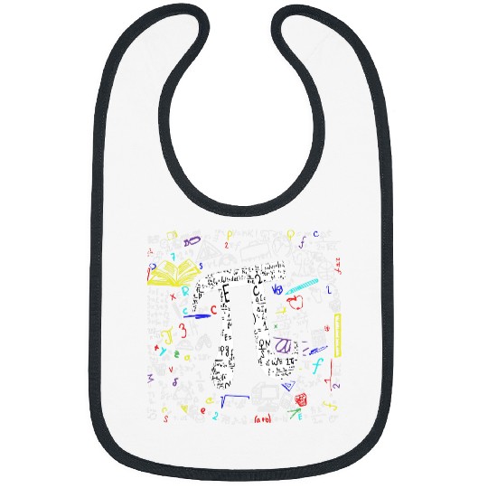 I Love Math Pi   Math Lovers Gift Bibs