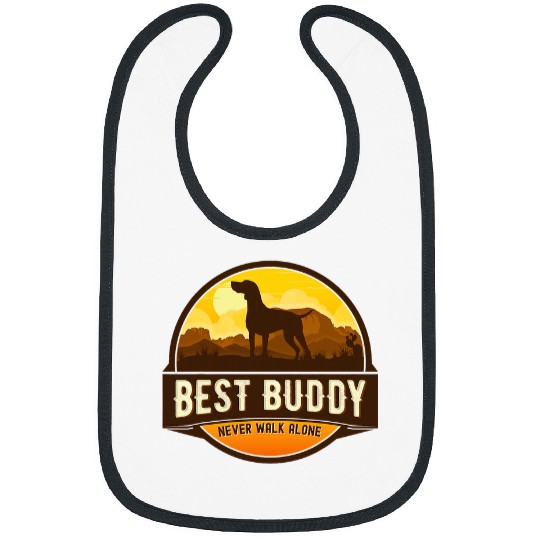 German Shorthaired Pointer GSP Retro 1 Bibs