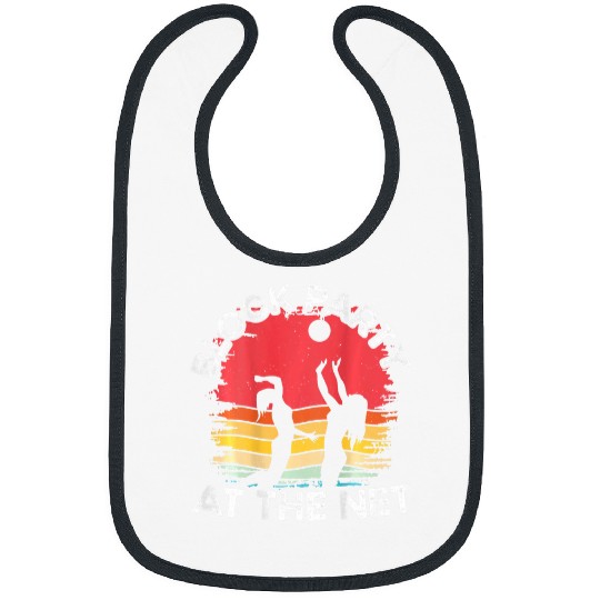 Block Party At The Net Backprint Volleyball Coach Bibs