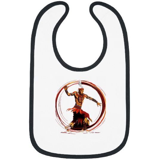 Hoop Dancer Native American Indian Tribe Tribal Dance Men 1 Bibs