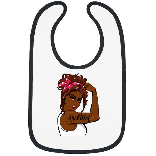 Black History Pin Up Rosie The Riveter Architect Bibs