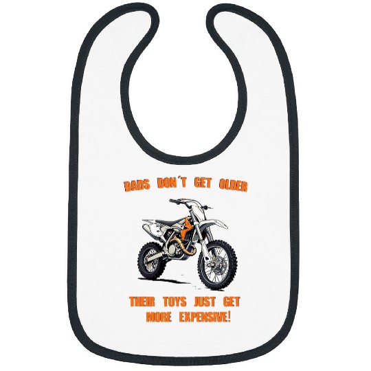 Fathers Day Expensive Toys Dirt Bike Version Bibs