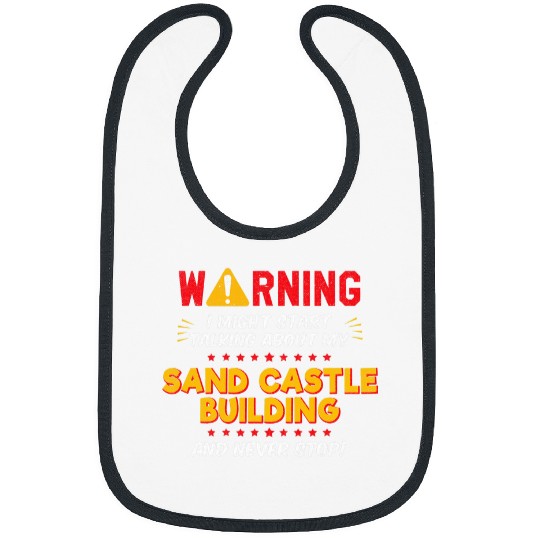 Funny Sand Castle Art Sculptor Beach Artist Saying Joke Bibs