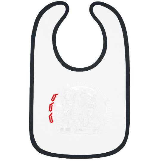 Diesel Truck Diesels Demons and Devils Big Rig Truck Driver 22 Bibs