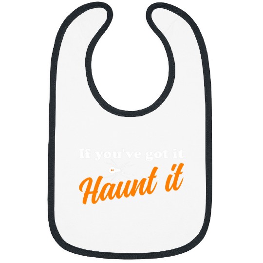 Lacrosse Gift Halloween Spider If Youve Got It Haunt It Black Widow 21 Bibs