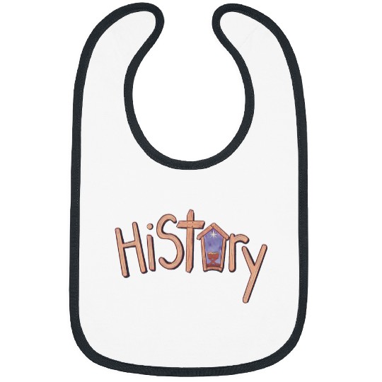 His Story Christmas Nativity Christian Bibs