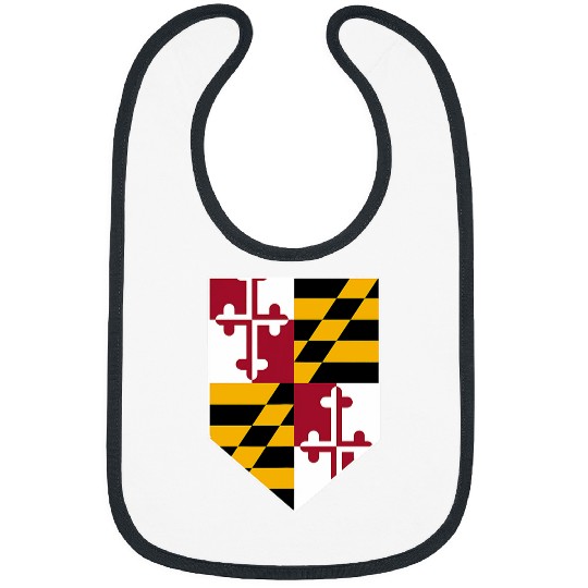 Flag of Maryland Tee Blue Crab Family Vacation Camping Bibs