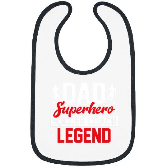 Funny Soccer Lover Graphic Boys Men Dads Soccer Coach Bibs