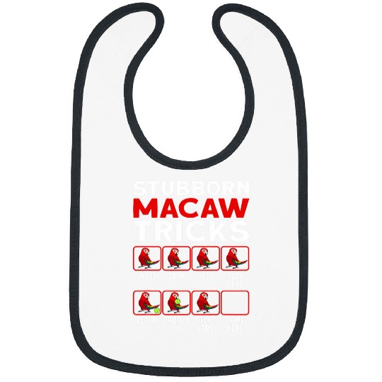 Stubborn Macaw Parrot Tricks I Scarlet Macaw Bibs