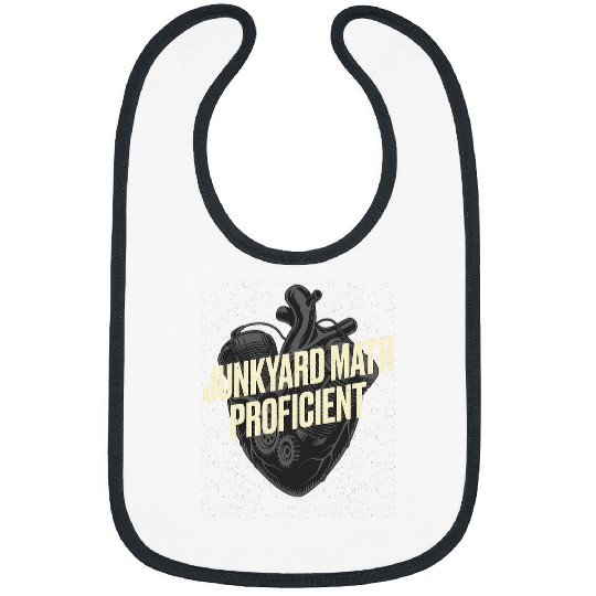 Junkyard Math Proficient Mechanic Dad Maintenance Man Daddy 21 Bibs
