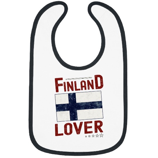 Finnish Flag Finland Hiking Camping Nordic Travel Souvenir Bibs