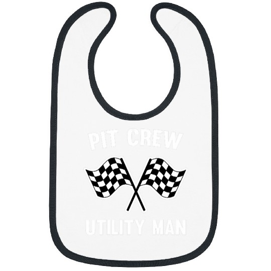 Race Car Racing Family Official Pit Crew Utility Man Bibs