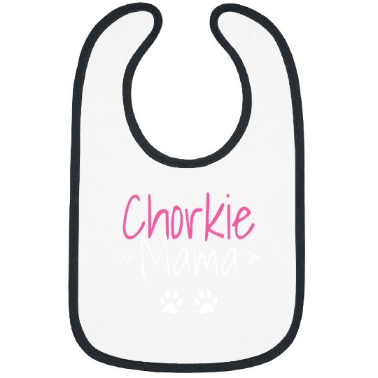 Chorkie Mama Funny Yorkie Chihuahua Mix Mom Bibs