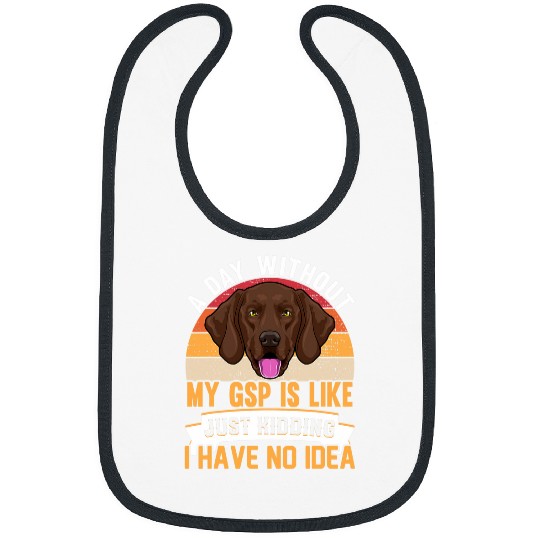 German Shorthair Pointer Apparel GSP Dog Lovers 2 Bibs