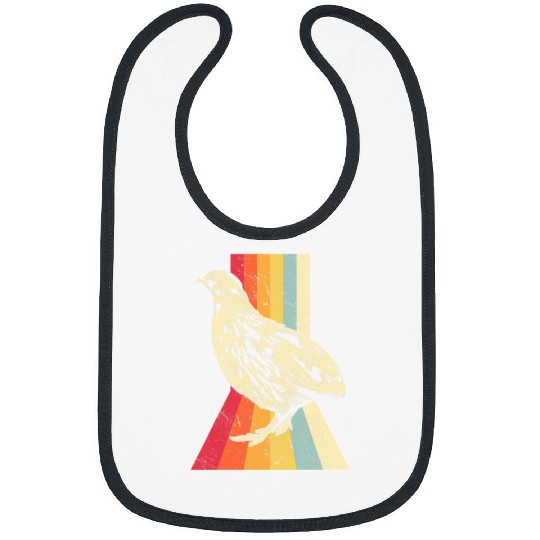 quail retro for men quail hunting and quail breeding Bibs