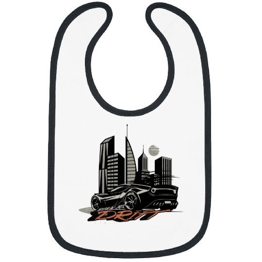 Born to Drift Car Drifting Car Gaming Midnight Driving Bibs