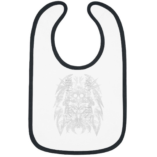 Post Apocalyptic Fairy Grunge Aesthetic Skeletons Butterfly Bibs