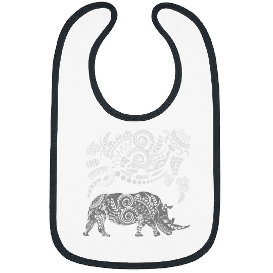 Lacrosse Gift indian Rhinoceros Rhino ormate Unicorns Horn Bibs