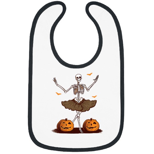 Halloween Ballerina Scary Trick Or Treat Spooky Ballet 5 Bibs