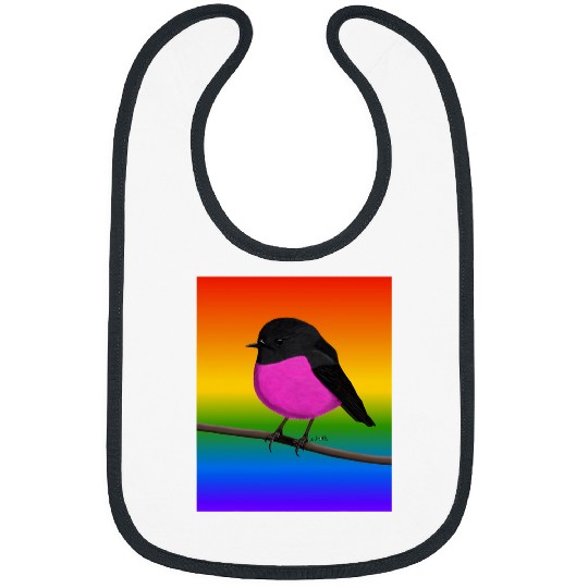Rose Robin Rainbow Bird Birdlover Birdwatcher Diversity Bibs