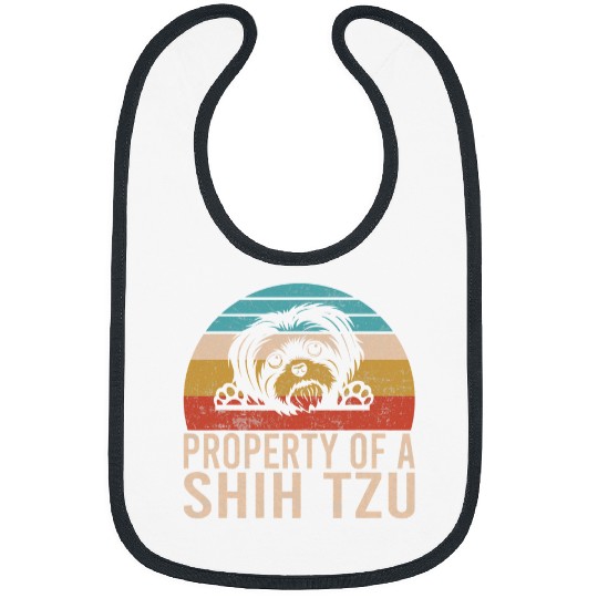 Property of a Shih Tzu Bibs