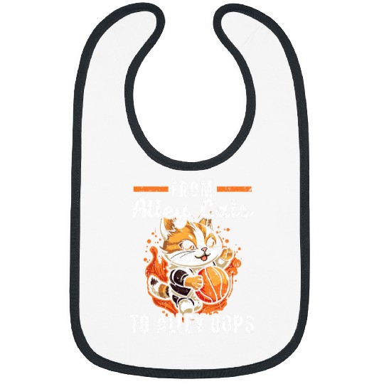 Basketball Cat Basketball Player Kitty I Love Basketball 3 Bibs