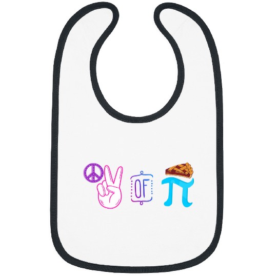 Pi Day Peace of Pie Funny Pi Day Teacher Bibs