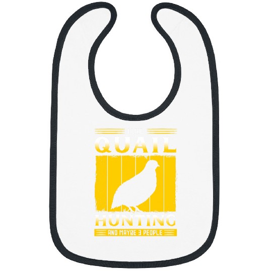 Quail Hunting Introverted Bird Hunter Enthusiast Hunt Season Bibs