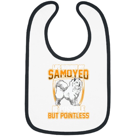 Dog Samoyed Pointless without Samoyed Siberian Samoyed Dog Bibs