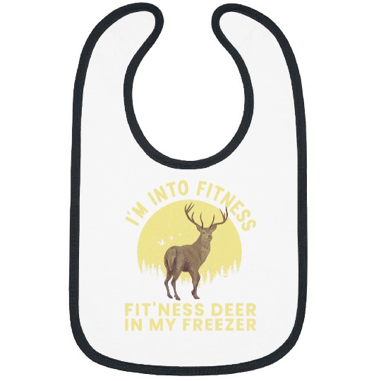 Funny Deer Hunting Art For Men Women Wildlife Hunter Hunting Bibs