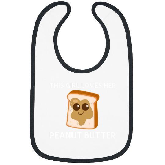Funny Peanut Butter Art For Girls Kids Matching Besties 2 Bibs