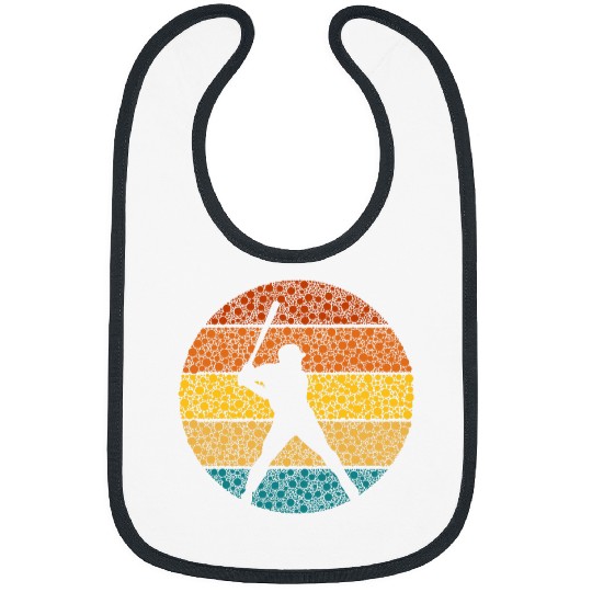 Funny Polka Dot Day Baseball International Dot Day Kids Boys Bibs