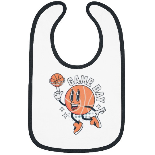 Basketball Game Day Fun Kids Basketball Sports Player Hoops Bibs