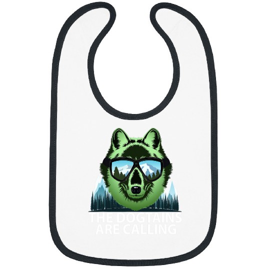 Dog Husky Cool Snowboard Husky Ski Dog Lover Ski Lover Mountain Skier Bibs