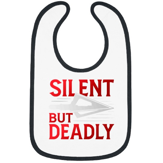 Funny Arrowhead Archery Silent But Deadly Bibs