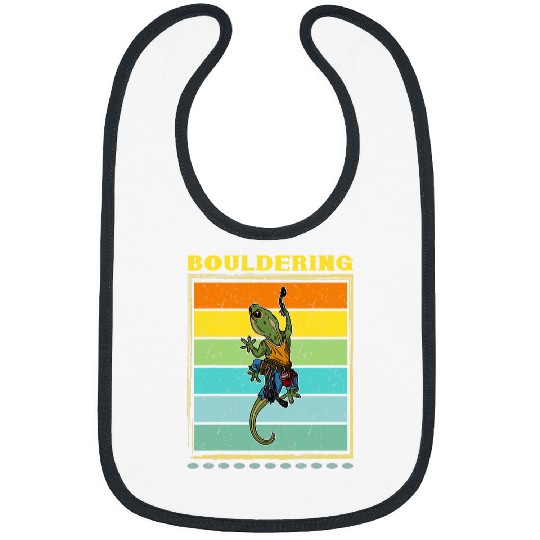 Bouldering lizard climbing reptile gym climb mountain 5 Bibs