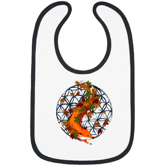 Funny Fox Work Art From The Green Forest Gift Animal Lovers Bibs