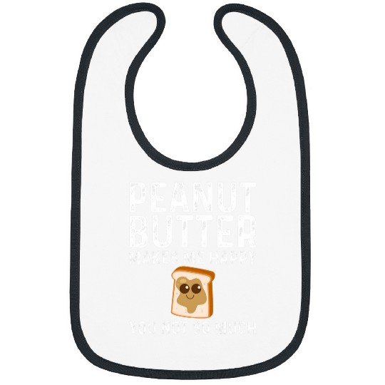 Funny Peanut Butter Art For Men Women Matching Besties 1 Bibs