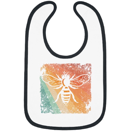 Funny vintages Bee Designs For Men Women Beekeeping Honey Bee Bibs