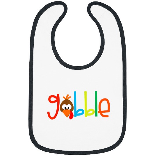 Thanksgiving Turkey face Turkey Day Gobble Bibs