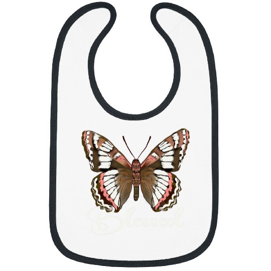 Jesus Has My Back Butterfly Faith Christian Bibs