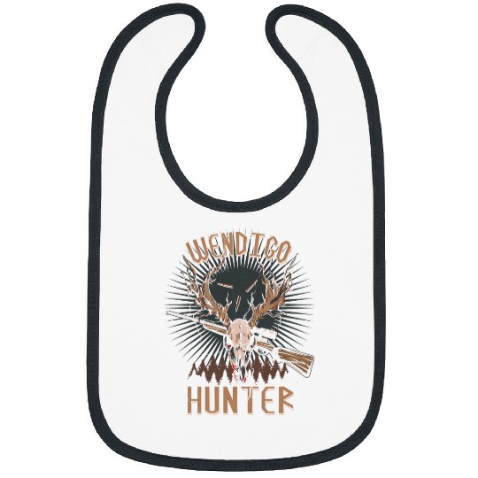 Funny Wendigo Cryptid Skin Walker Folklore Cryptozoology Bibs