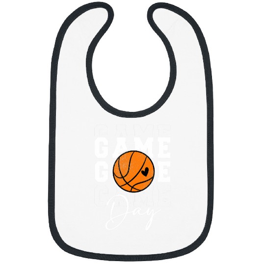 Game Day Basketball For Youth Boy Girl Basketball Mom Bibs