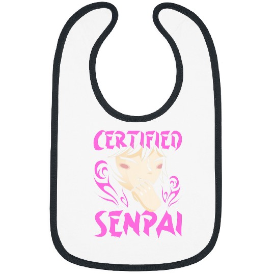 Certified Senpai For Anime Fan Bibs