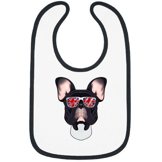 French Bulldog UK Sunglasses I English Flag I Union Jack Bibs