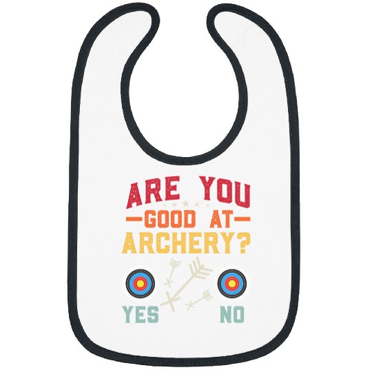 Funny Archery vintages Joke Archery targets Marksman Bow Pun Bibs
